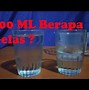 1 Gelas Air Putih Berapa Ml